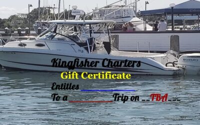 Fishing charter gift certificates